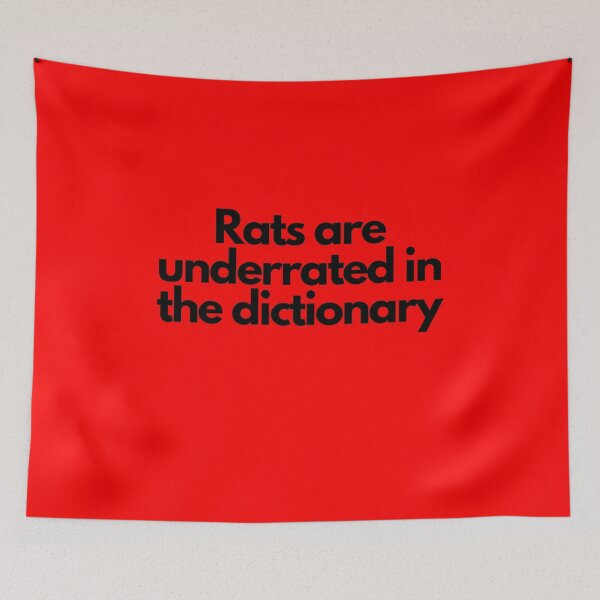 Item preview, Rats are underrated in the dictionary designed and sold by mind-illusions.