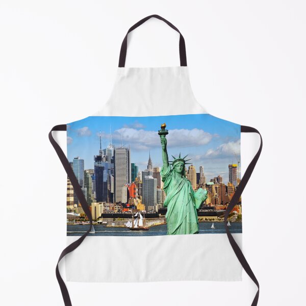 Item preview, New York Statue Liberty, NYC Skyline Cityscape designed and sold by Nollaig Ó Mórdha  Up The Banner Photography.