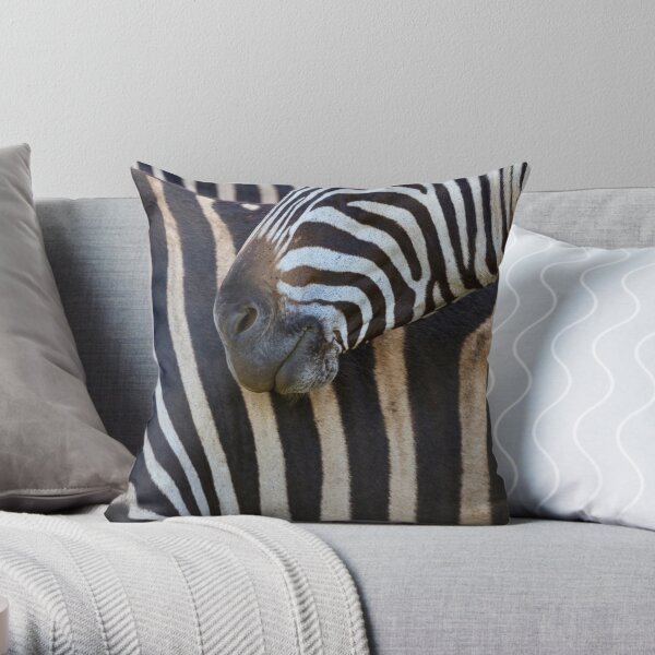 Grey zebra outlet print cushions