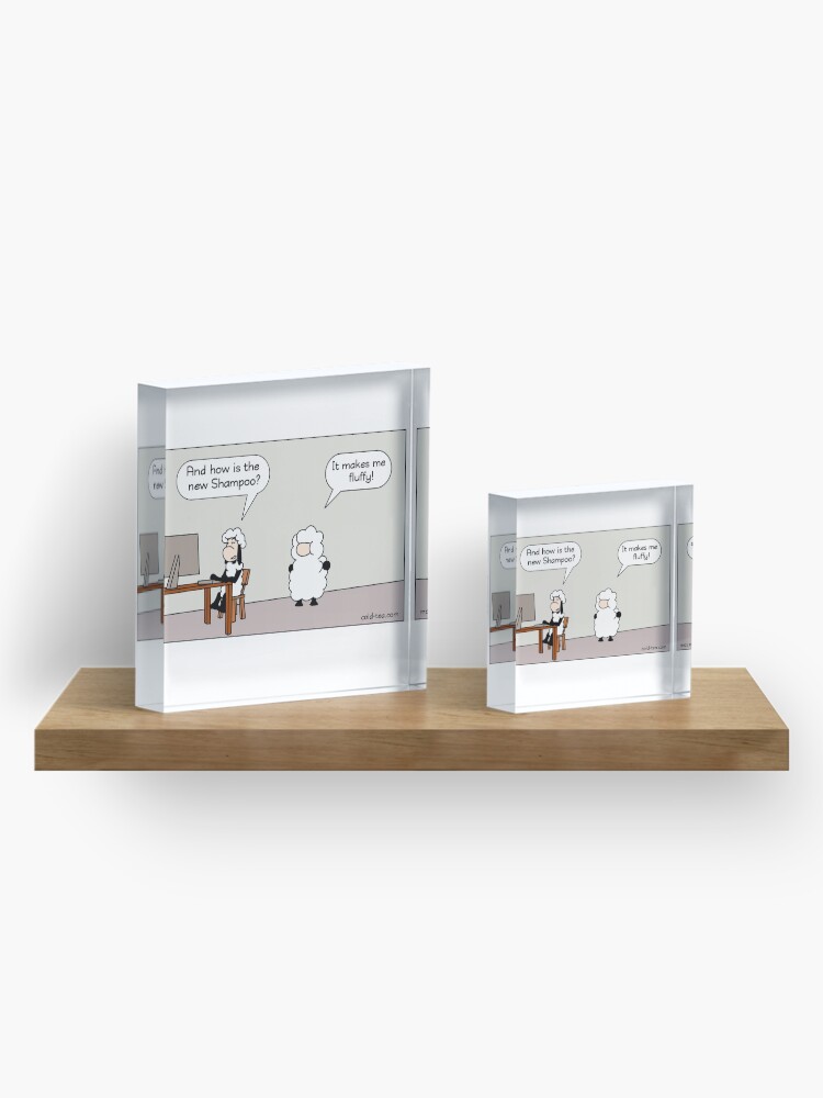 Alternate view of Shampoo Acrylic Block