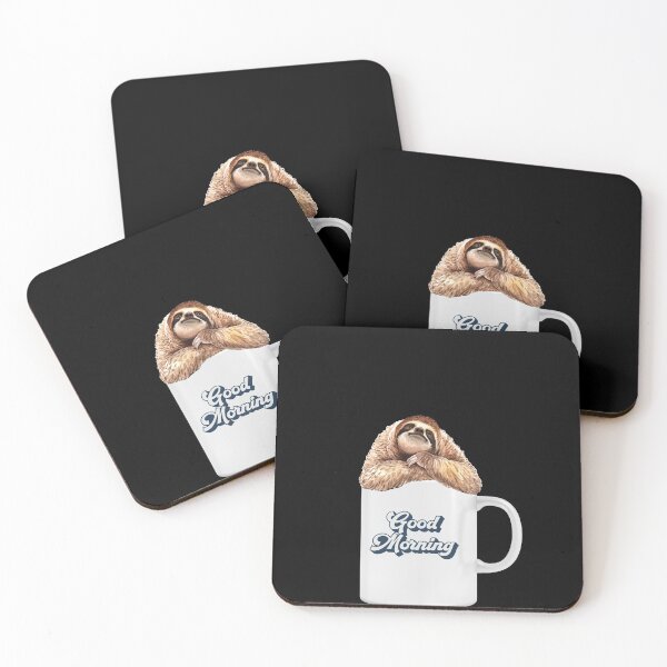 Item preview, Good Morning Sloth Coffee designed and sold by DELMEO.