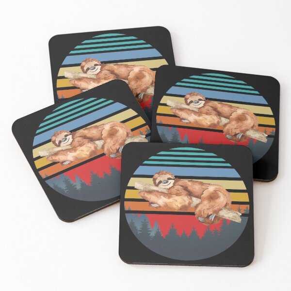Item preview, Sloth Is Sleeping On Tree Trunk designed and sold by DELMEO.