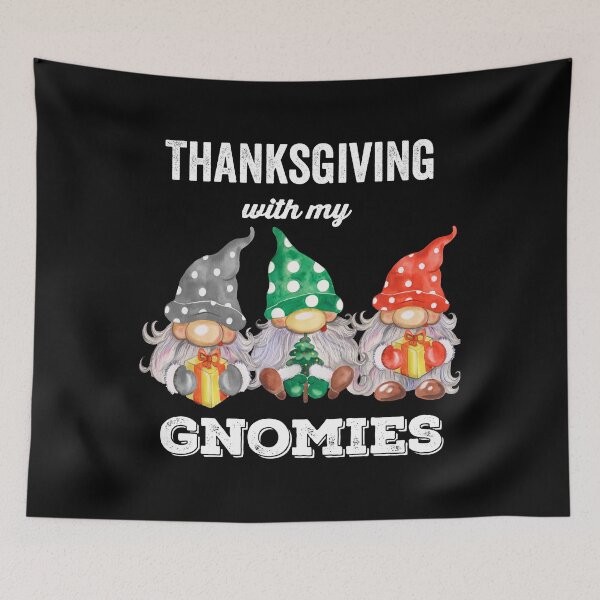 Item preview, Acción de gracias con mis gnomies designed and sold by Designhub14.