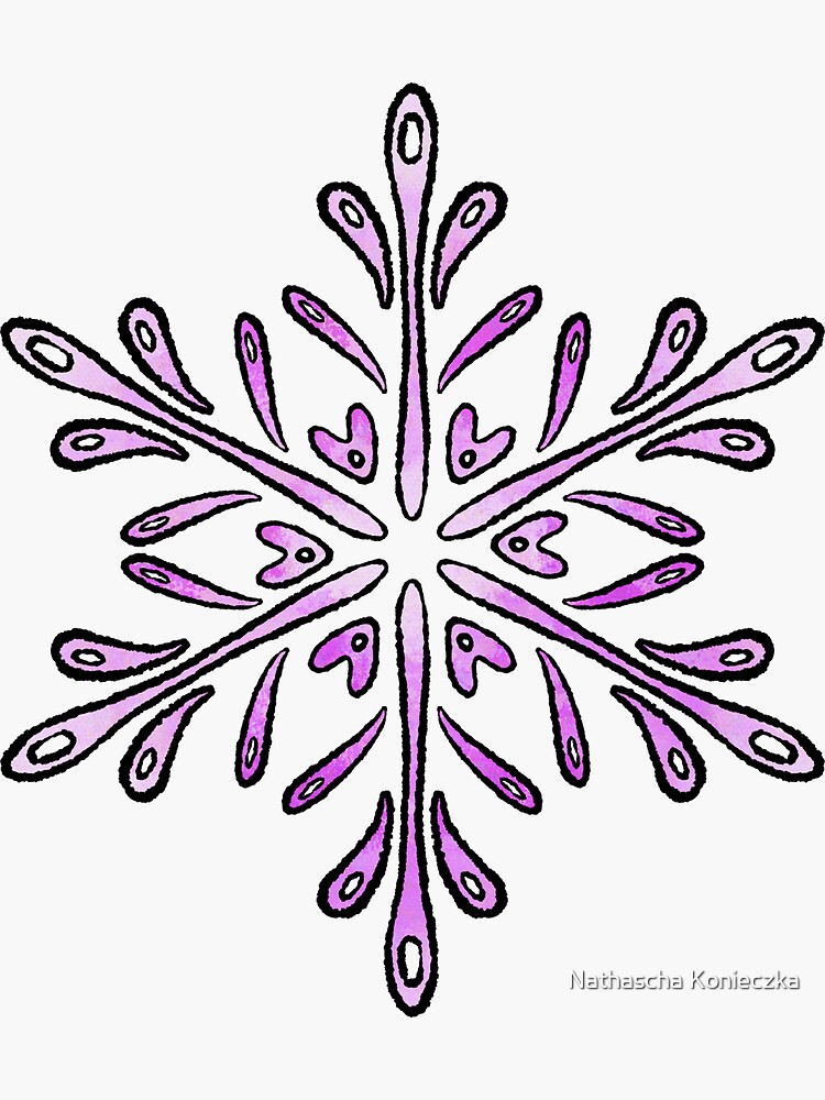 Pink Snowflake by artbynath
