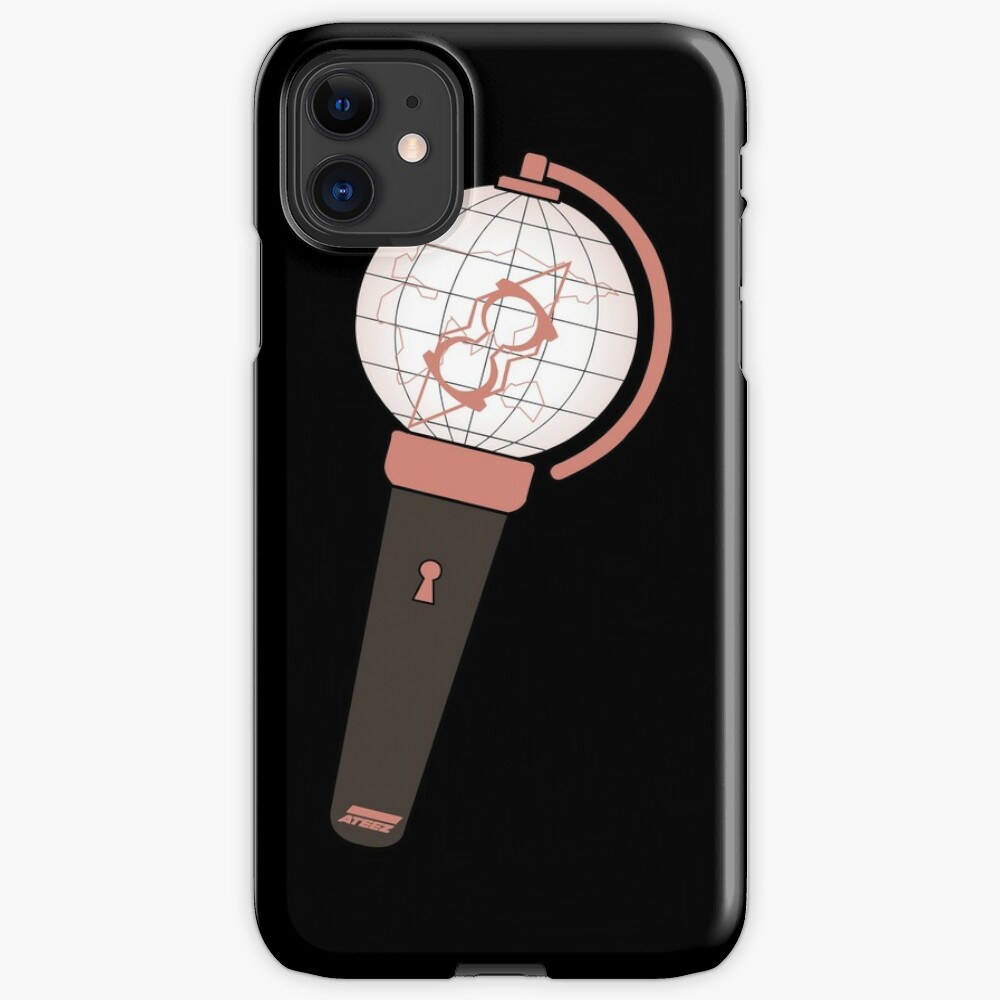 "KPOP ATEEZ Lightstick Lightiny (White)" iPhone Case & Cover by LySaVN