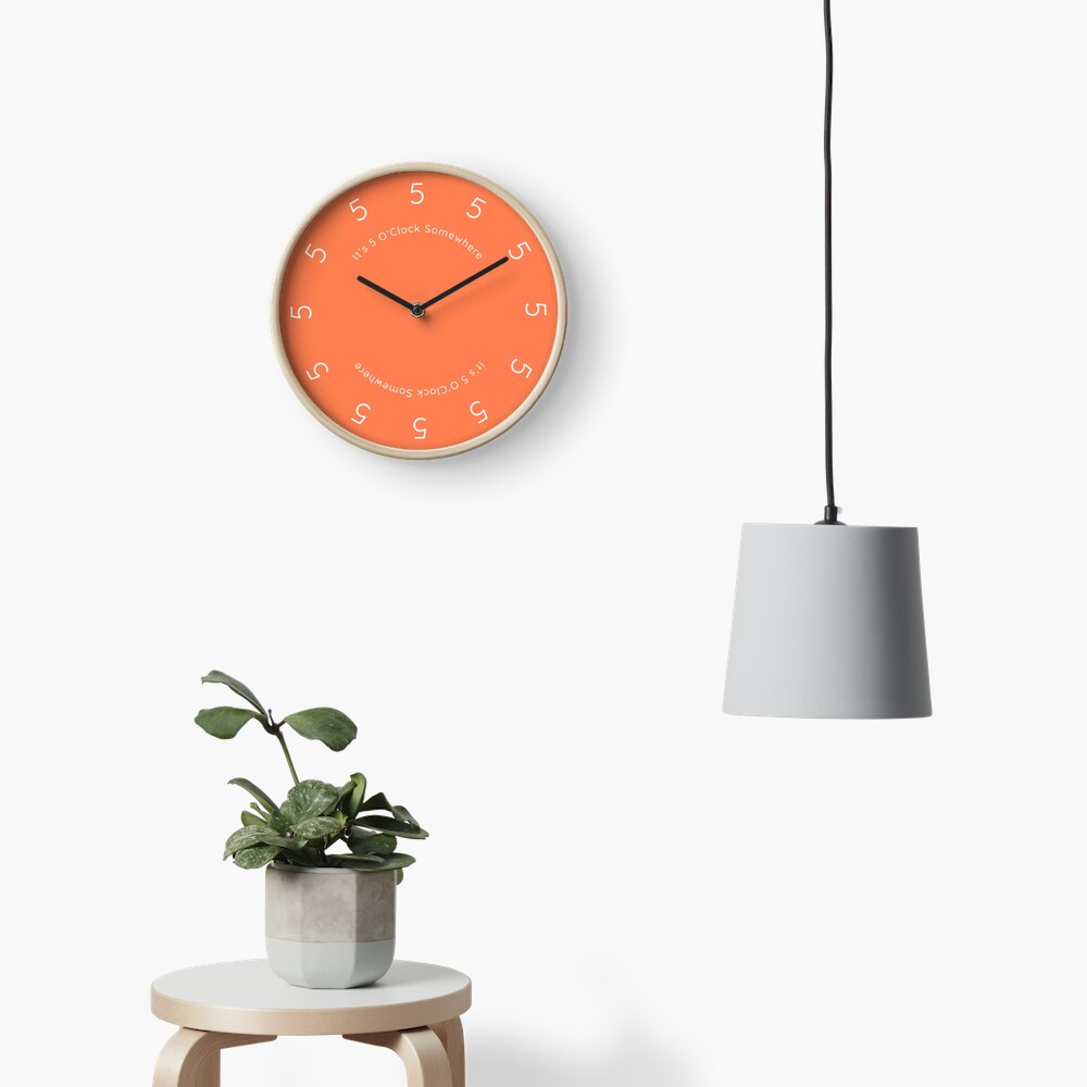 It's 5 O'Clock Somewhere Clock