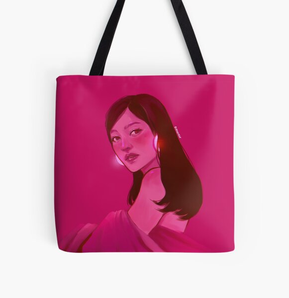 Hot Box Girl All Over Print Tote Bag