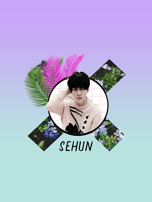 sehun aesthetic stickers by satansaysyo redbubble