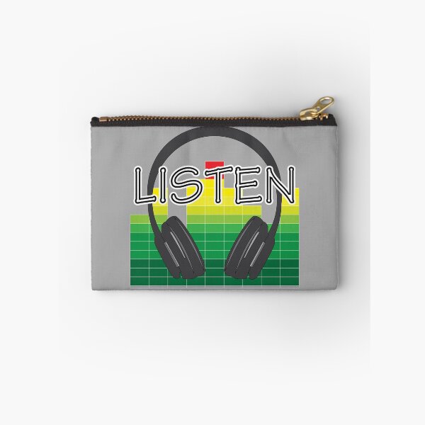 Item preview, Listen with closed-cup headphones designed and sold by JockArts.