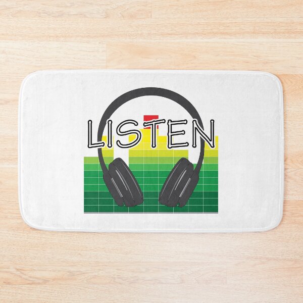 Item preview, Listen with closed-cup headphones designed and sold by JockArts.