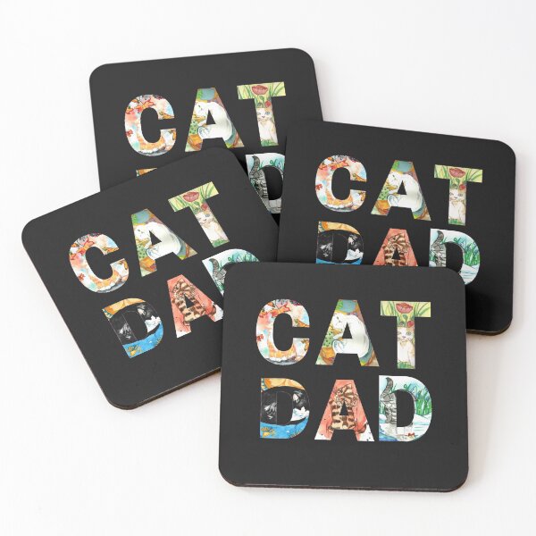 Item preview, Illustrated Cat Dad  designed and sold by Niina  Niskanen.