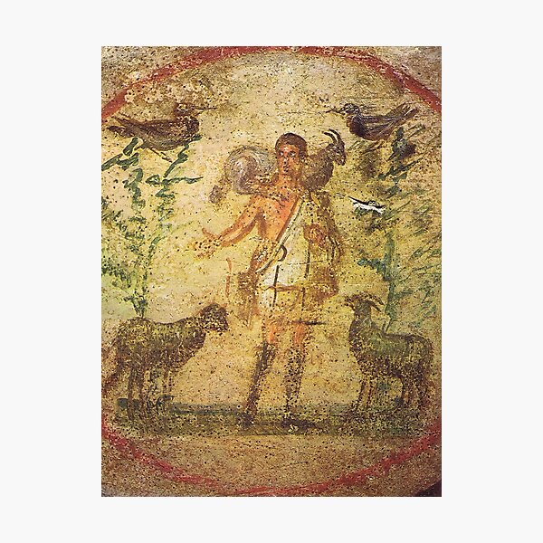 Item preview, The Good Shepherd in the Roman catacombs designed and sold by arkitekta.