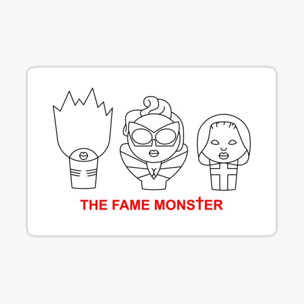 The Fame Mons†er - 11th Anniversary Sticker