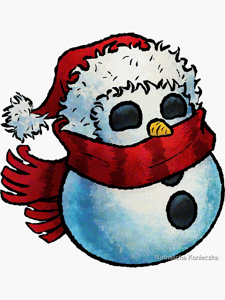 Tiny Snowman by artbynath