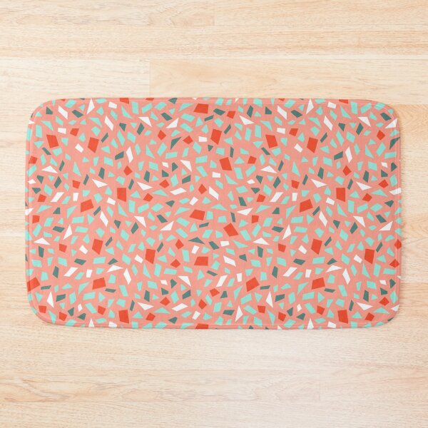 Item preview, abstract geometric pattern in pastel colors terrazzo style designed and sold by Lana1512.
