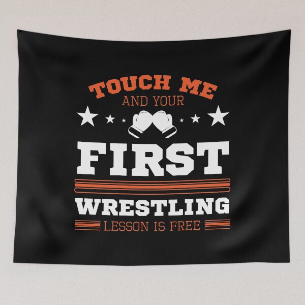 Item preview, Tócame y tu primera lección de lucha libre es gratis Wrestling Backflip Tap Fight Fist Warrior Artes marciales Judo T designed and sold by shirti.
