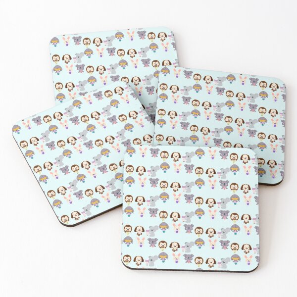 Item preview, Kawaii Animal Boba Tea cute elephant rabbit koala monkey lion designed and sold by 0umStore.