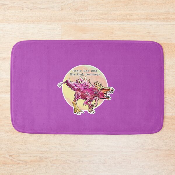 Item preview, T. Rex and the Pink Feathers designed and sold by NatRowland Art.