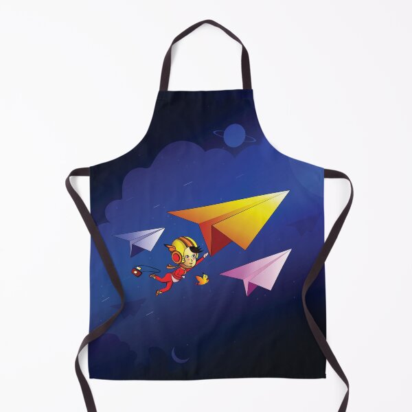 Item preview, baby boy flying with paper flight Illustration designed and sold by miljuvarghese.