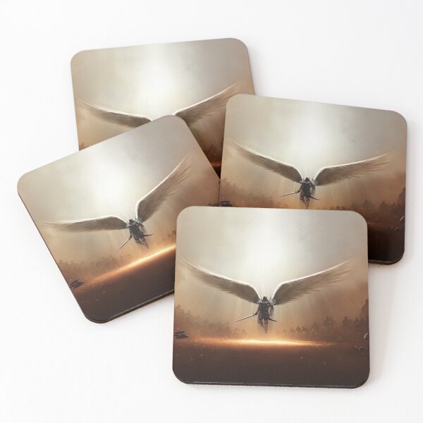Item preview,  Guardian angel descending from heaven on the battlefield designed and sold by 42youbest.