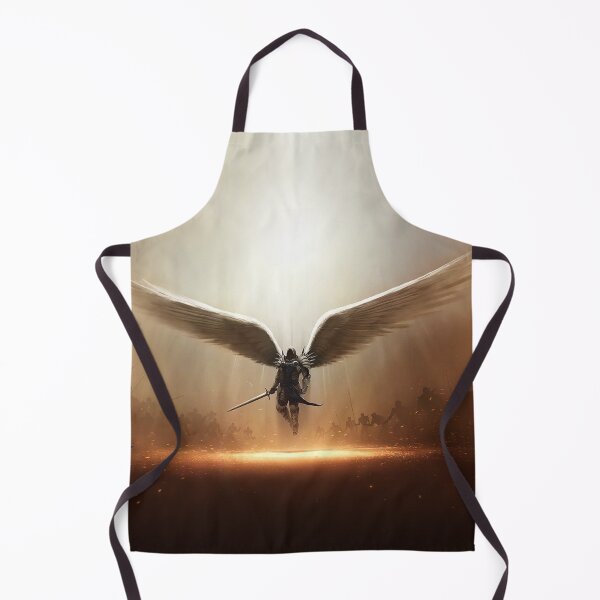 Item preview, Guardian angel descending from heaven on the battlefield designed and sold by 42youbest.