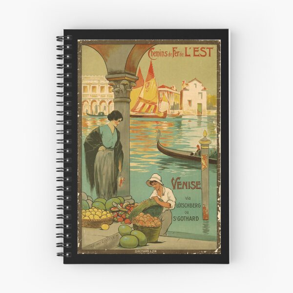 Item preview, retro classic EST Venise poster designed and sold by CorasPosters.