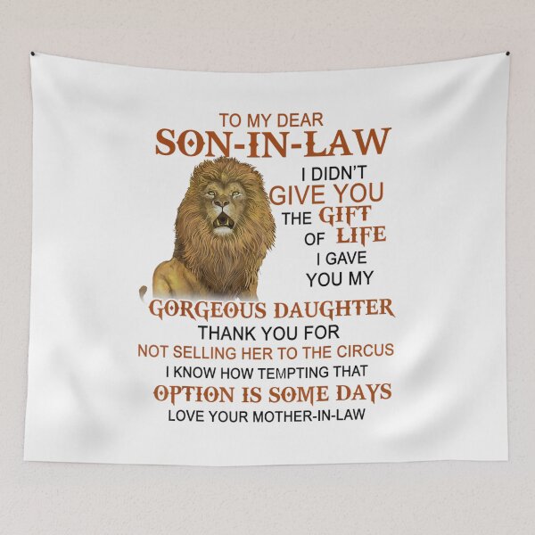 Item preview, To My Dear Son-In-Law I Didn't Give You The Gift Of Life  designed and sold by ThomasTrump.