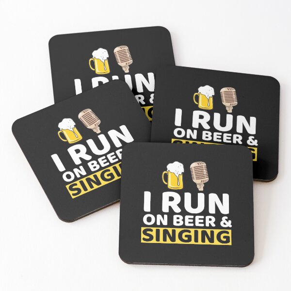 Item preview, I Run On Beer & Singing designed and sold by bifkee19.