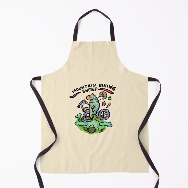 Item preview, Flying Cloud Mountain Biking Sheep (Rainbow) designed and sold by ShelliesWorld.