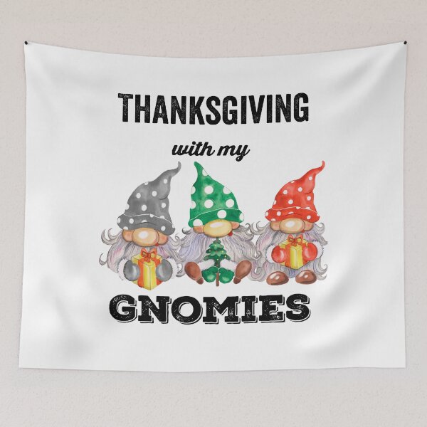 Item preview, Acción de gracias con mis gnomies designed and sold by Designhub14.