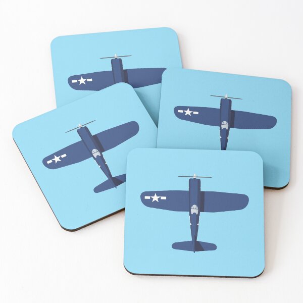 Item preview, F4U WWII Fighter Aircraft - Blue designed and sold by VoodooCircus.