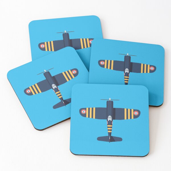 Item preview, F4U WWII Fighter Aircraft - French designed and sold by VoodooCircus.