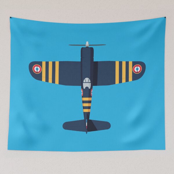 Item preview, F4U WWII Fighter Aircraft - French designed and sold by VoodooCircus.