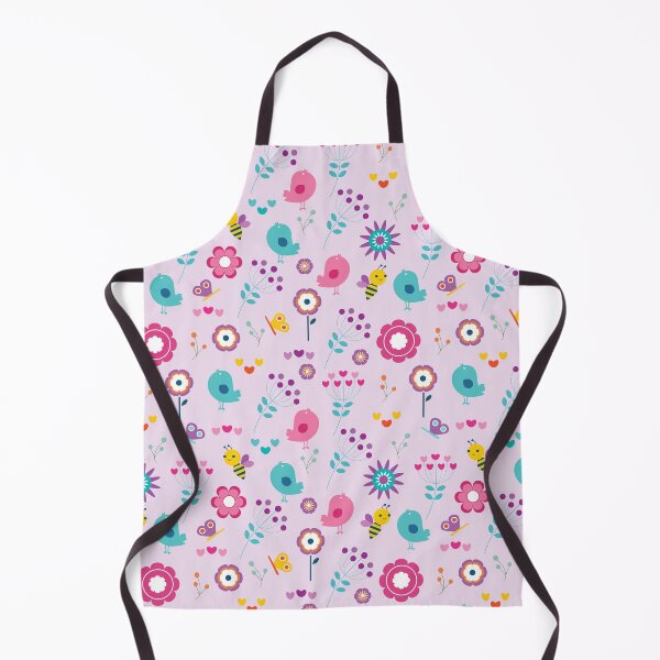 Item preview, Birds, flowers and bees pattern designed and sold by Wham-Bam.