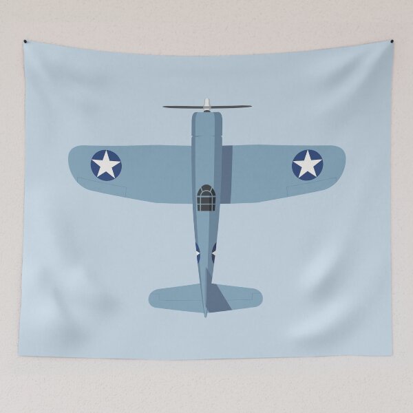 Item preview, F4U WWII Fighter Aircraft - Grey designed and sold by VoodooCircus.
