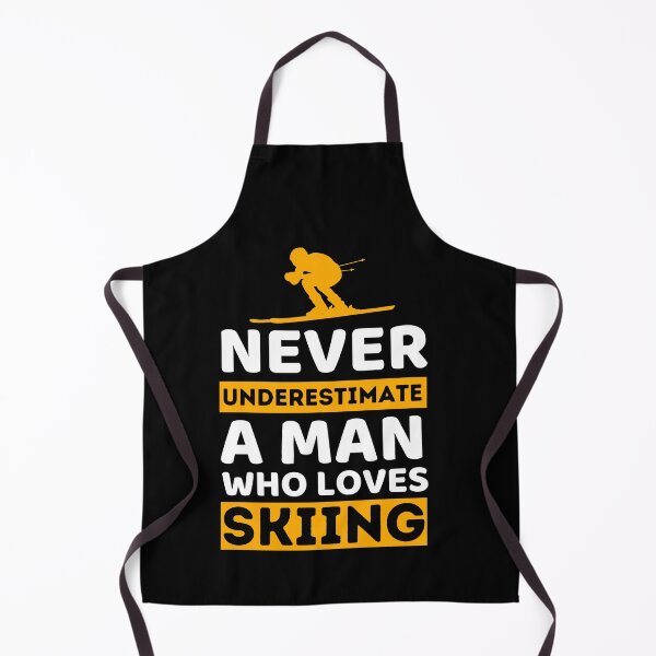 Item preview, Never Underestimate A Man Who Loves Skiing designed and sold by bifkee19.