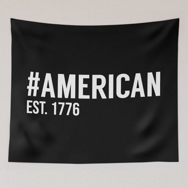 Item preview, Hashtag American Est. 1776 designed and sold by MSA-42.