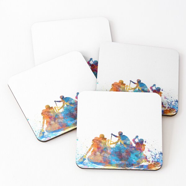 Item preview, Rafting descent in watercolor designed and sold by paulrommer.