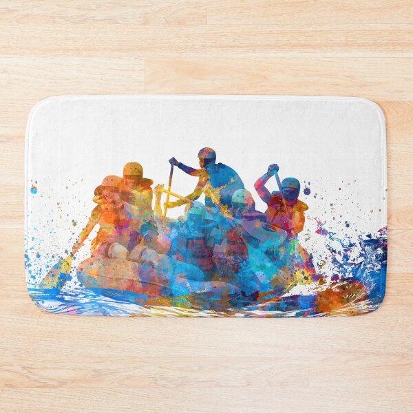 Item preview, Rafting descent in watercolor designed and sold by paulrommer.