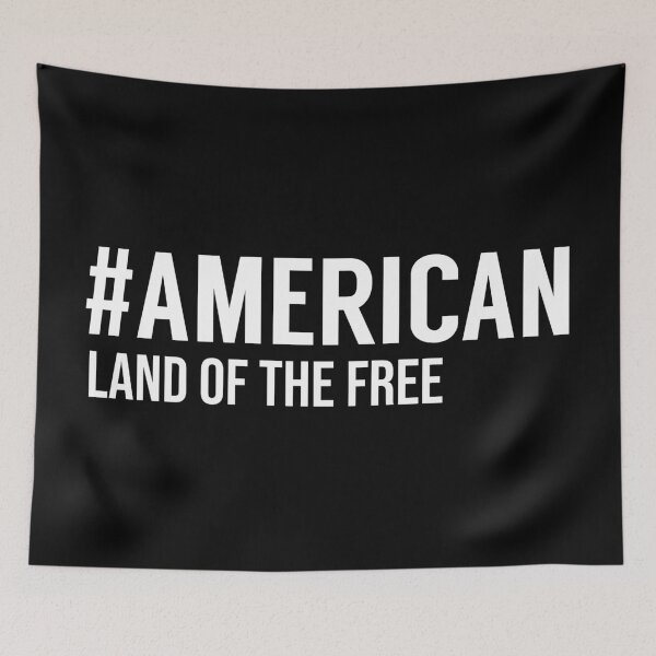 Item preview, Hashtag American Land of the Free designed and sold by MSA-42.