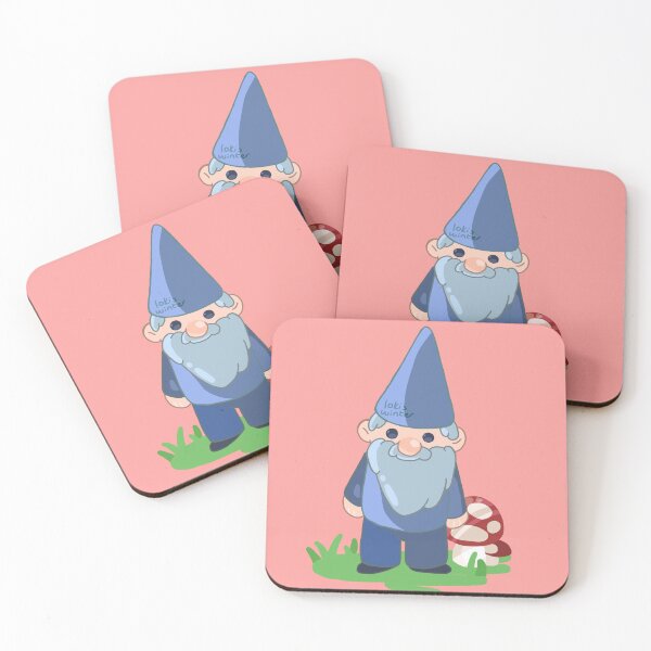 Item preview, gnome with mushrooms designed and sold by lokis-winter.