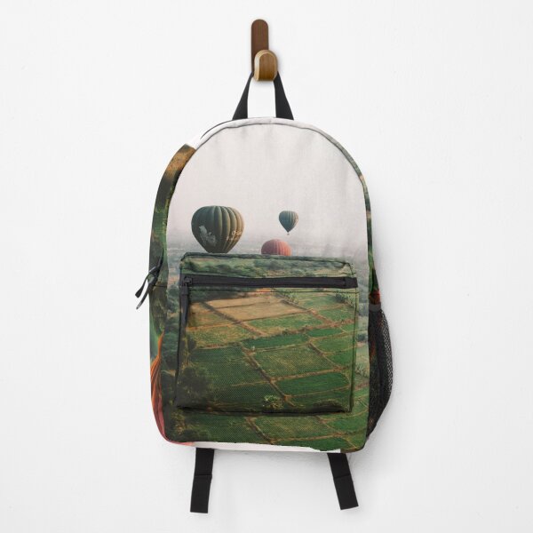 Item preview, hot air balloon flies over the field designed and sold by SLNDY.