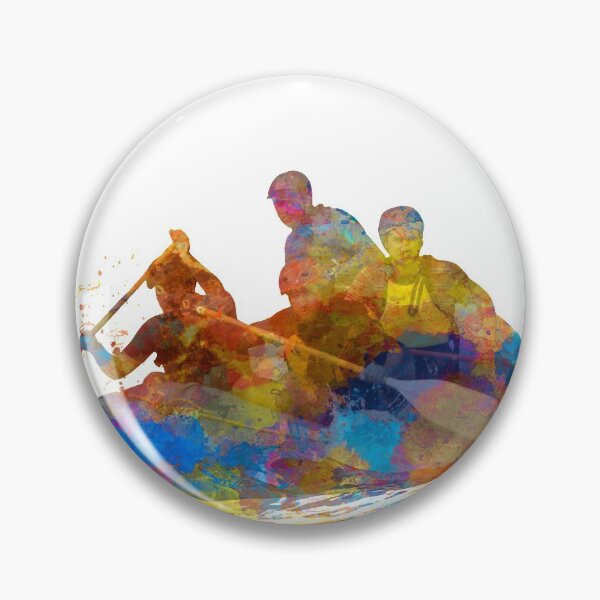 Item preview, Rafting descent in watercolor designed and sold by paulrommer.