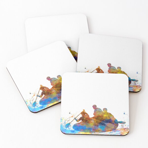 Item preview, Rafting descent in watercolor designed and sold by paulrommer.
