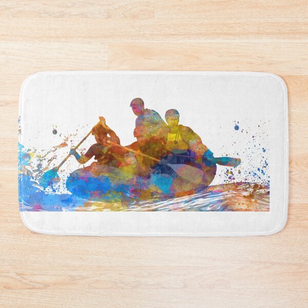 Item preview, Rafting descent in watercolor designed and sold by paulrommer.