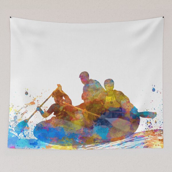 Item preview, Rafting descent in watercolor designed and sold by paulrommer.