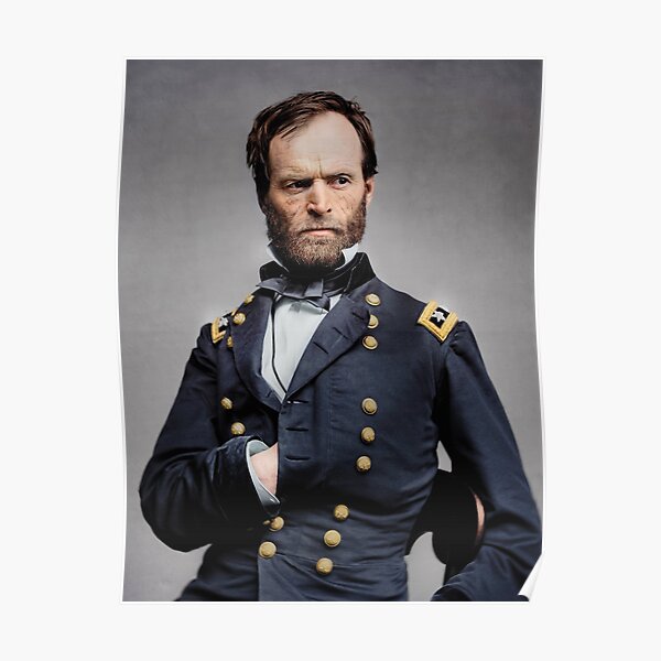 General William T. Sherman - Civil War Poster