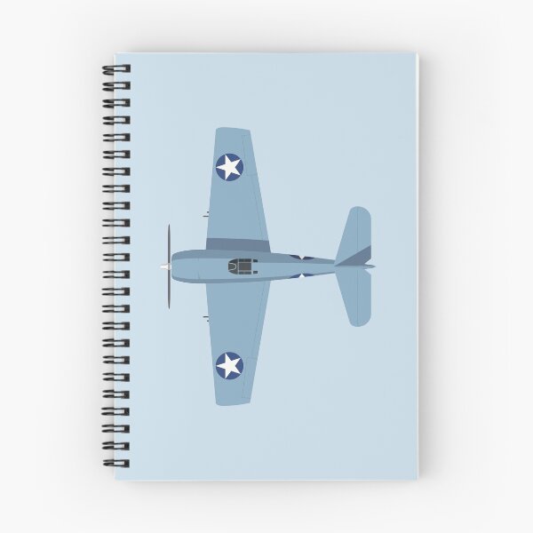 Item preview, F6F WWII Fighter Aircraft - Landscape Grey designed and sold by VoodooCircus.
