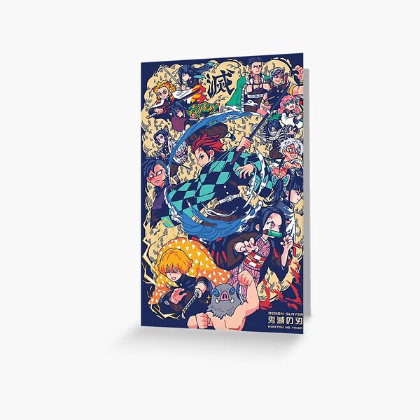 Demon slayer Greeting Card