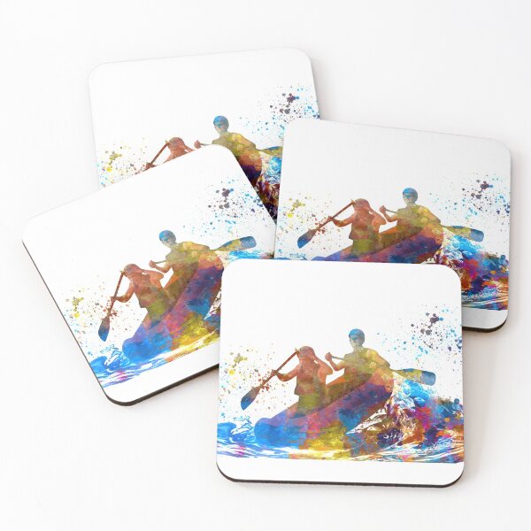 Item preview, Rafting descent in watercolor designed and sold by paulrommer.